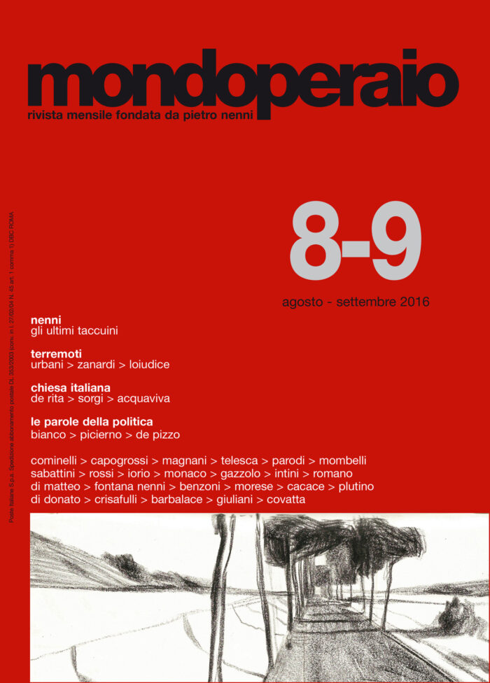 Agosto - Settembre 2016