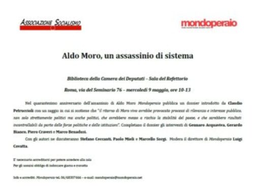 Aldo Moro, un assassinio di sistema – VIDEO – 9/5/2018