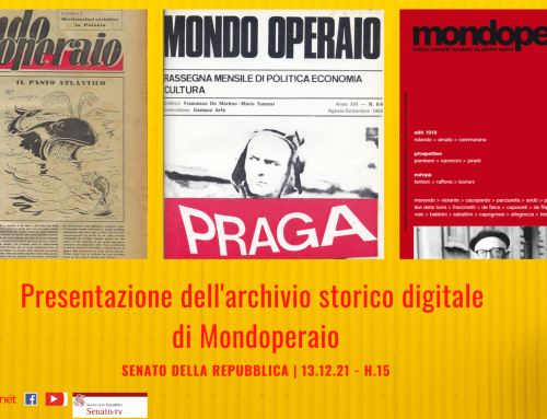 Presentazione dell’archivio storico digitale di Mondoperaio