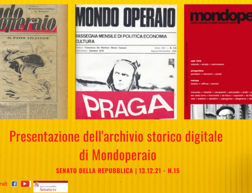 Presentazione dell’archivio storico digitale di Mondoperaio